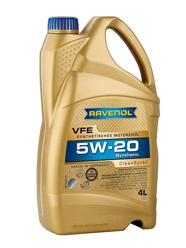 Моторне мастило RAVENOL 5W-20 VFE Synthetic SP/RC GF-6A 4 л (1111311-004)
