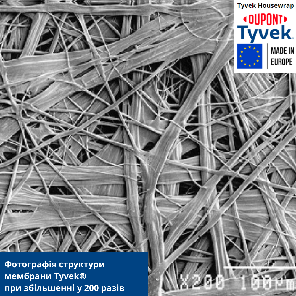 Мембрана супердиффузионная TYVEK PRO Tape с клейкой лентой 1,5x50 м 75 м2 124 г/м2 (310018) - фото 14 Мембрана супердиффузионная TYVEK PRO Tape с клейкой лентой 1,5x50 м 75 м2 124 г/м2 (310018) - фото 14