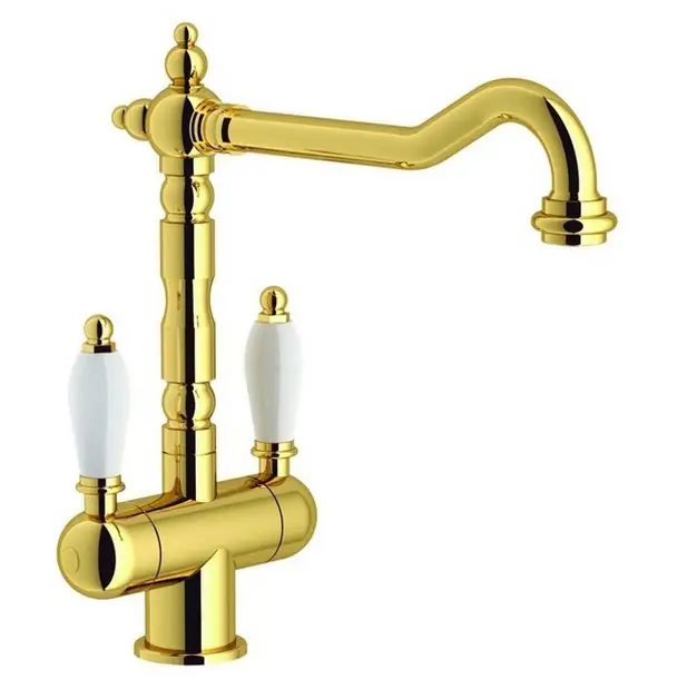 Смеситель для кухни Old england bicomand 115.0315.598 Золотой