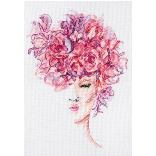 Набор для вышивания крестиком Абрис Арт Цветочная грация (AH-172)