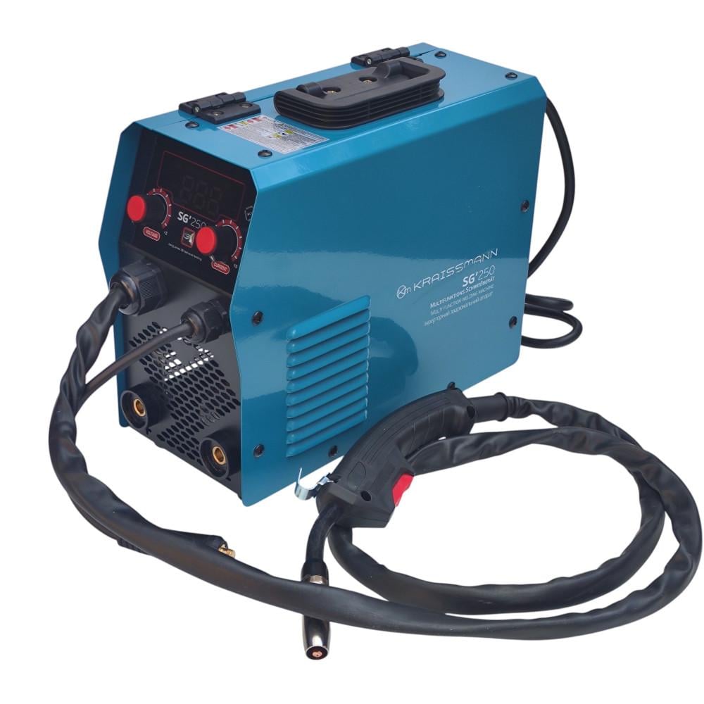 Сварочный полуавтомат KRAISSMANN SG'250 (MIG/MMA/TIG) Сварочный полуавтомат KRAISSMANN SG'250 (MIG/MMA/TIG)