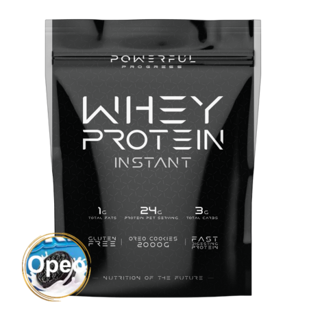 Протеїн сироватковий Powerful Progress 100% Whey Protein Instant Орео 2000 г (14540519) - фото 1