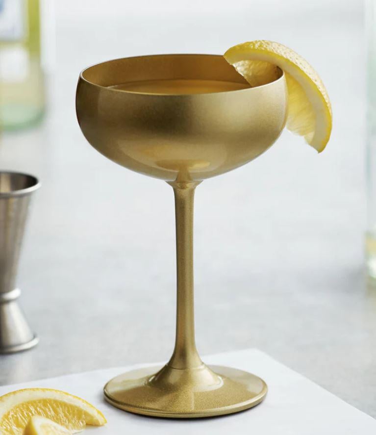 Набор бокалов для шампанского Stölzle Lausitz Elements 230 мл 6 шт. Gold (2738308-1) - фото 3