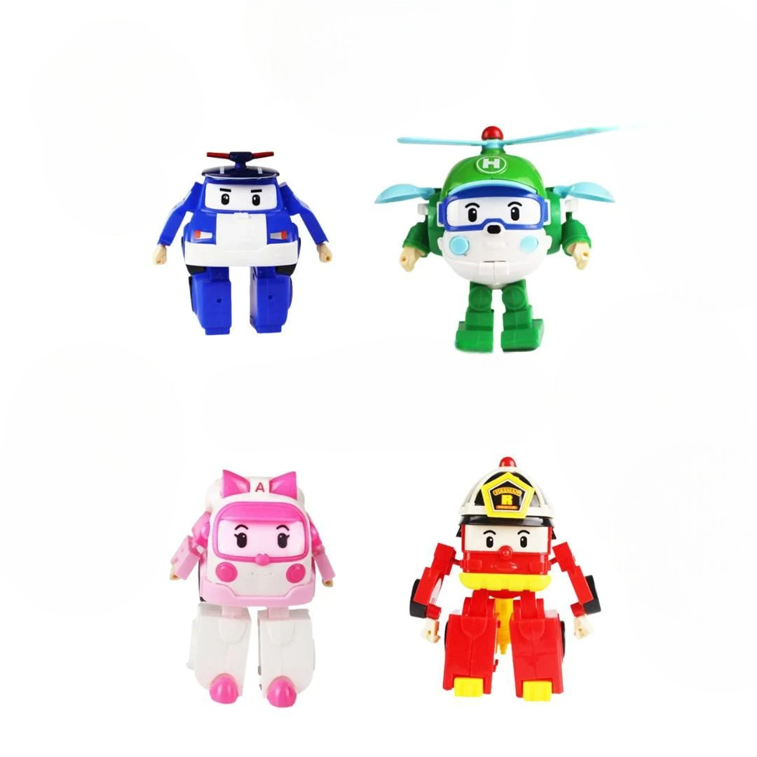 Набір трансформерів Robocar Poli 83608 Полі/Ембер/Рой/Вертолітик Хелі (1679612691)