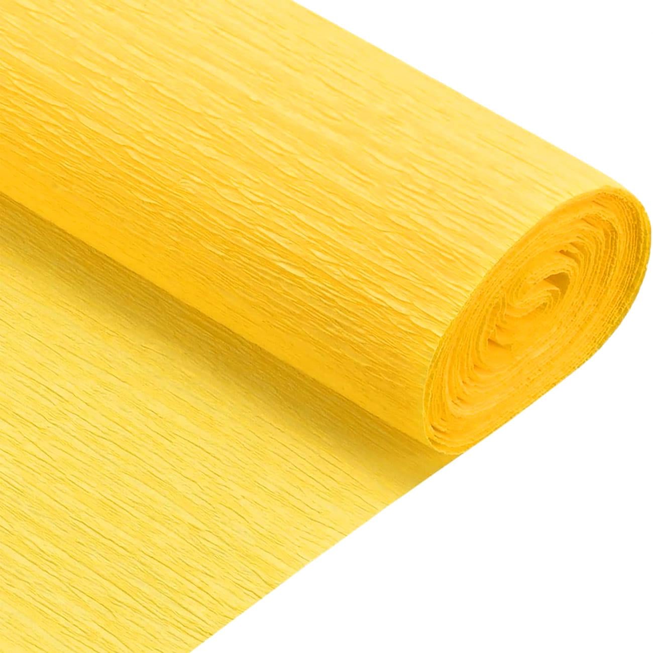 Бумага гофрированная Santi 230% 50x200 см Желтая (708094)