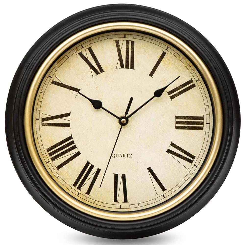 Часы настенные бесшумные Losso Premium VINTAGE roman с римскими цифрами (490886909)