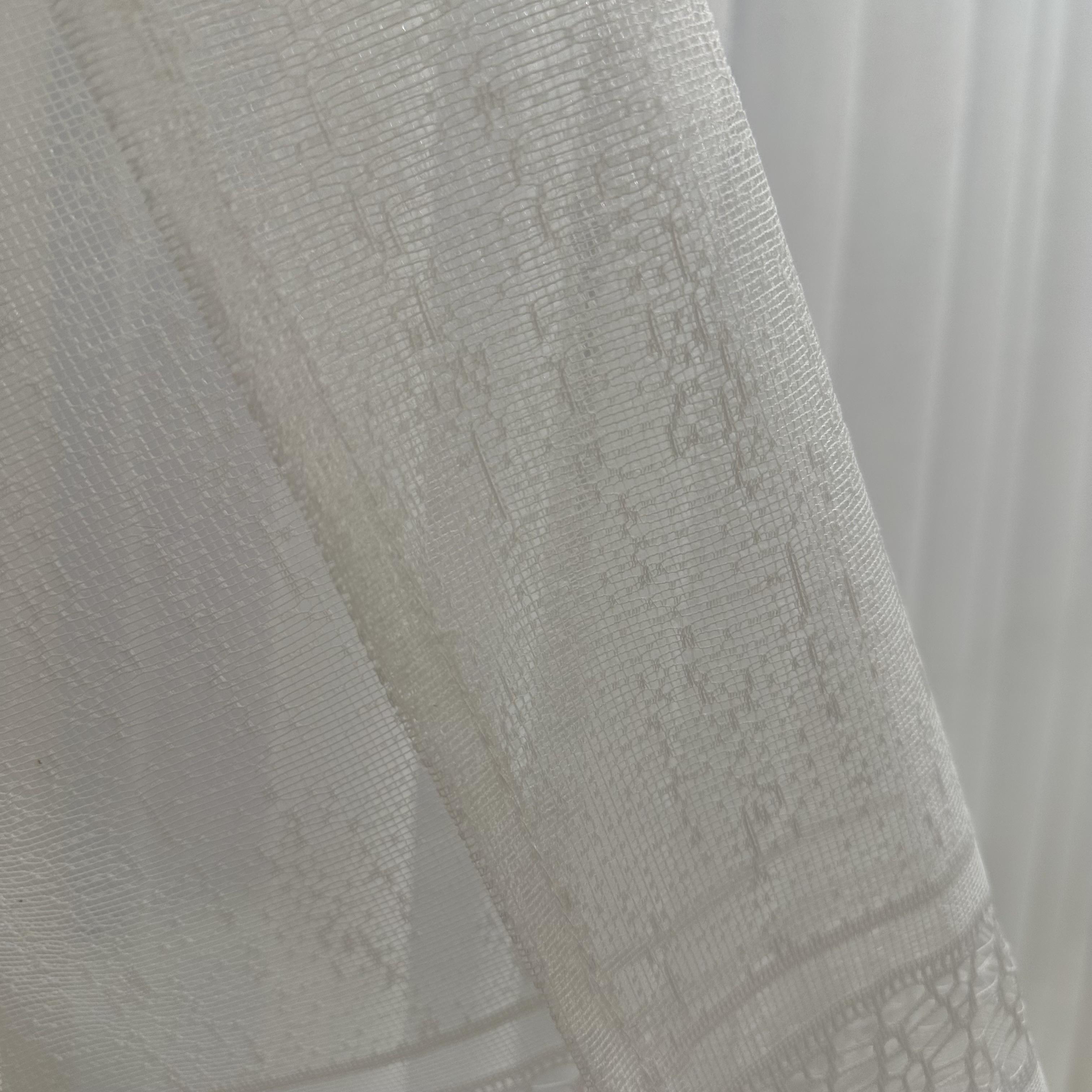 Тюль жаккард готова з візерунком 300х270 см на тасьмі 6 см 2 ряди петель Молочний (ТПМ-3) - фото 10 Тюль жаккард готова з візерунком 300х270 см на тасьмі 6 см 2 ряди петель Молочний (ТПМ-3) - фото 10