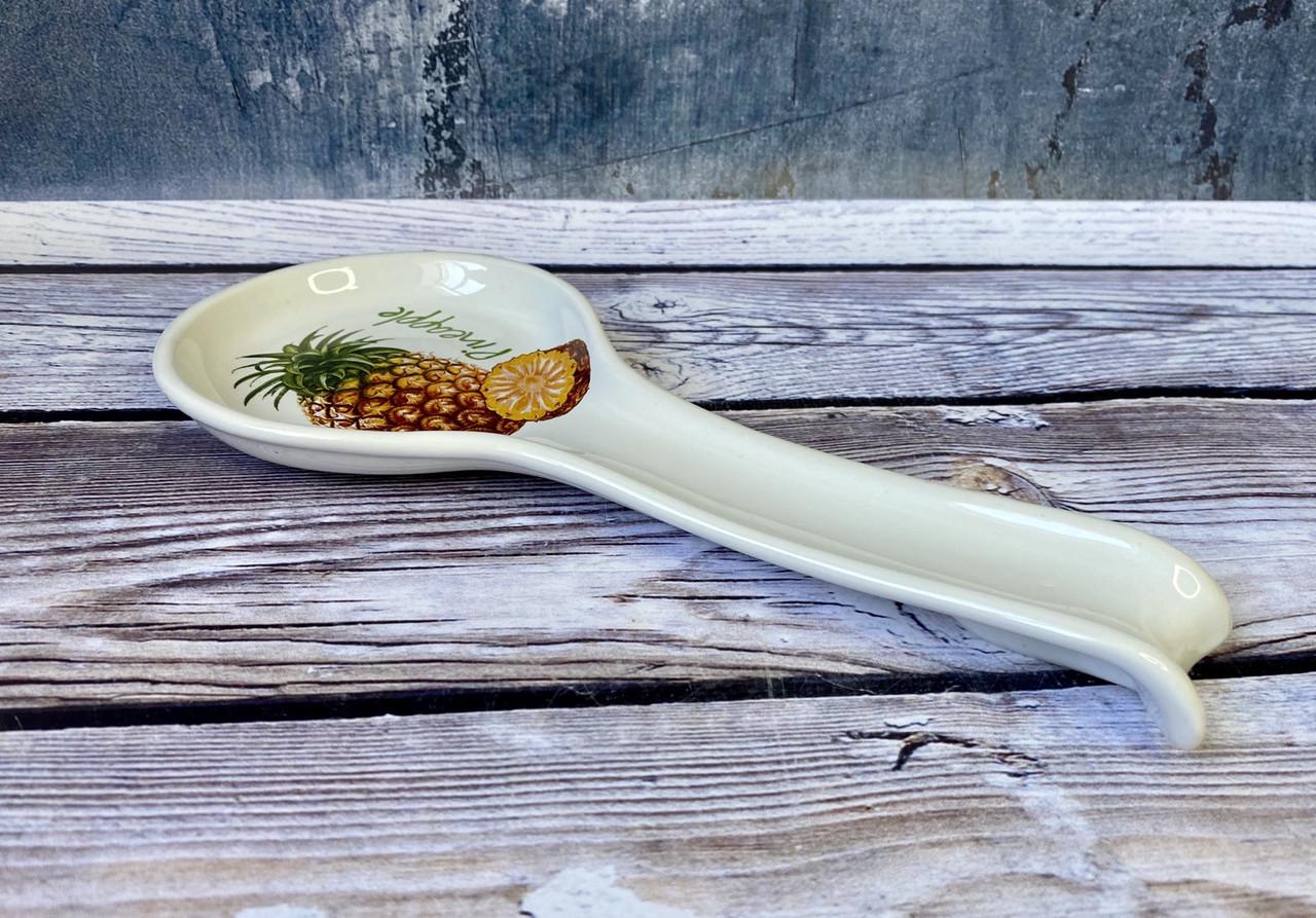 Подставка под ложку керамическая 25 см Белый (1283743440) - фото 2