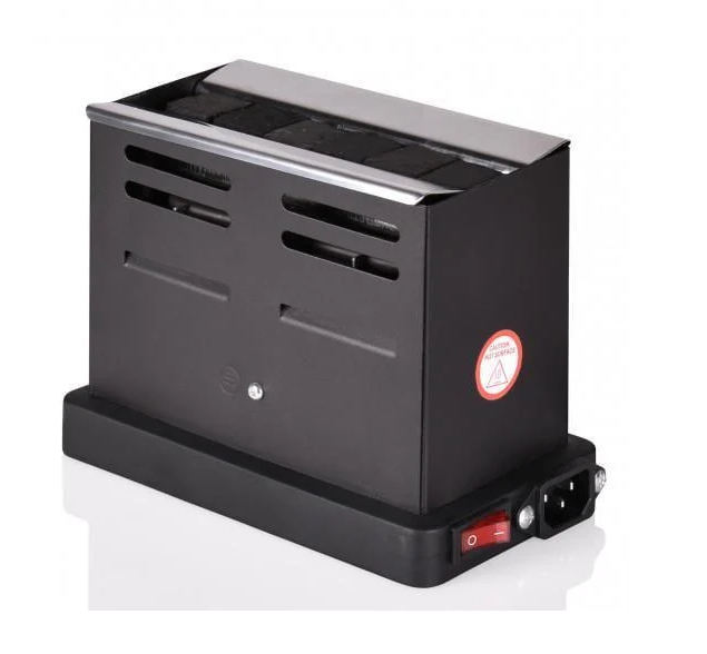 Плита для розпалювання вугілля кальяну електрична Boko 800W Чорний