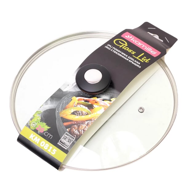 Кришка скляна Kamille 26 см (KM-0815)