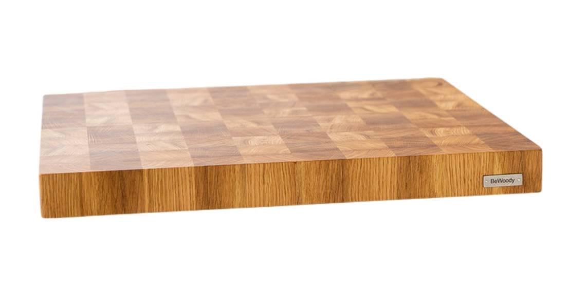 Доска торцевая кухонная BVD56 из дерева для обработки мяса 30х40 см (1654)