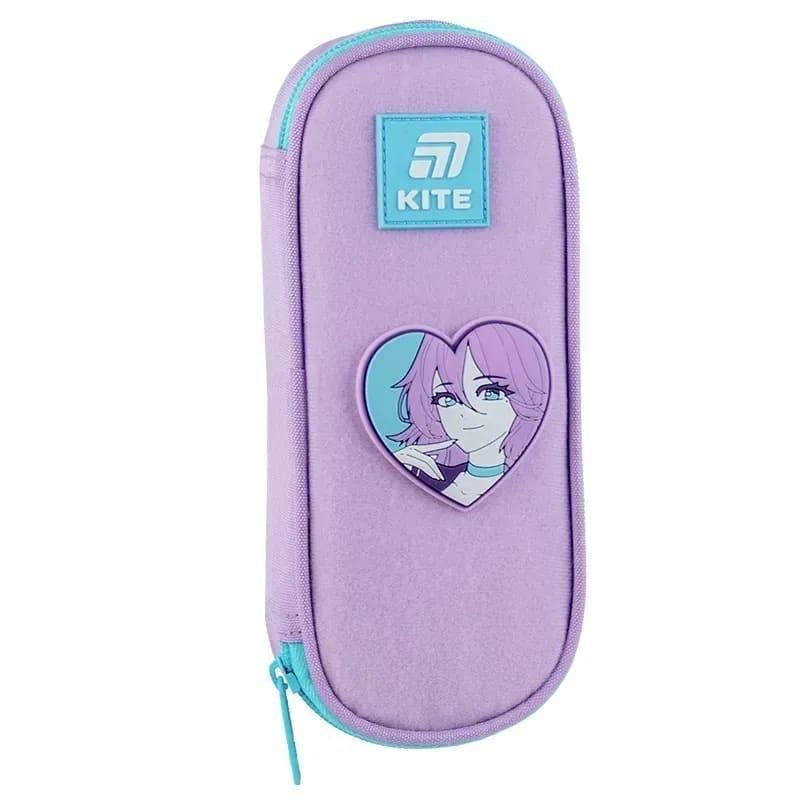 Пенал школьный KITE 599 Kawaii Love Сиреневый (K25-599-20)
