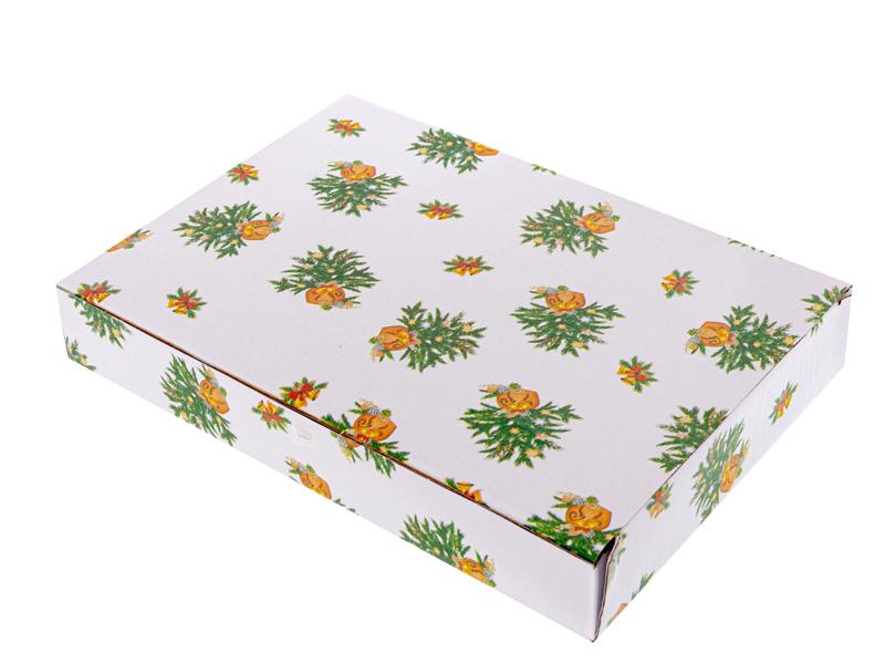 Блюдо новорічне Modern classic порцелянове прямокутне 25 см (985-162) - фото 3 Блюдо новорічне Modern classic порцелянове прямокутне 25 см (985-162) - фото 3