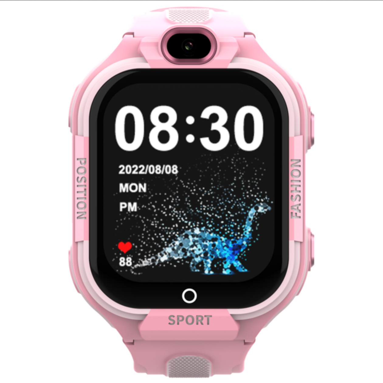 Смарт-часы с GPS для детей Wonlex KT35 Pink — фото 3