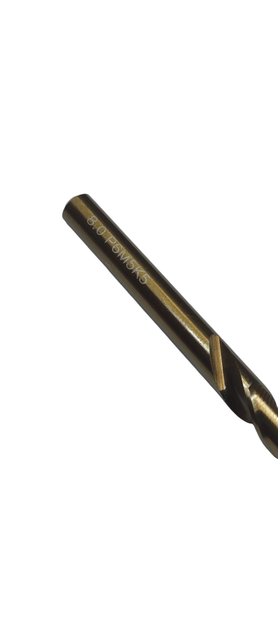 Сверло OTTIMO ц/х ф Р6М5К5 шлифованное А1 8,0 мм (048017) - фото 3