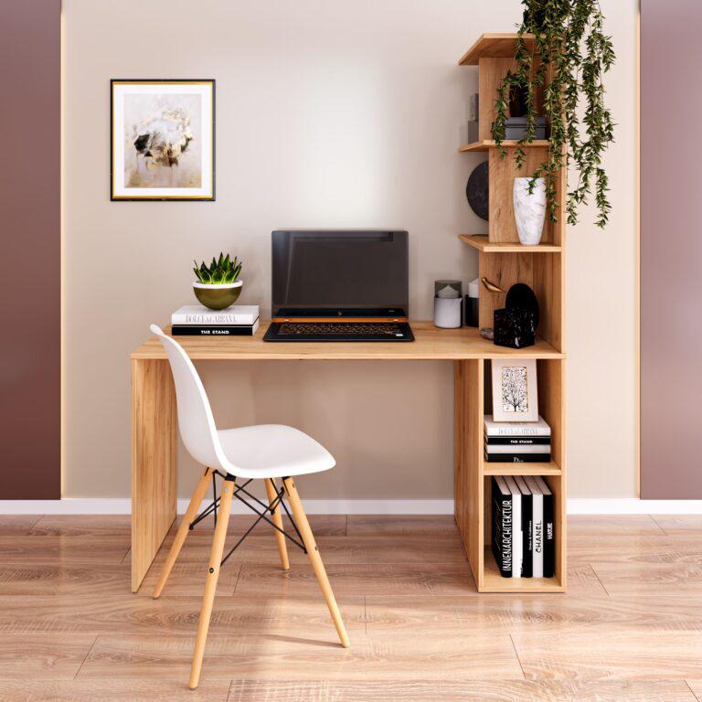 Стіл письмовий Blonski 600x1400x1800 см Крафт золотий - фото 2 Стіл письмовий Blonski 600x1400x1800 см Крафт золотий - фото 2