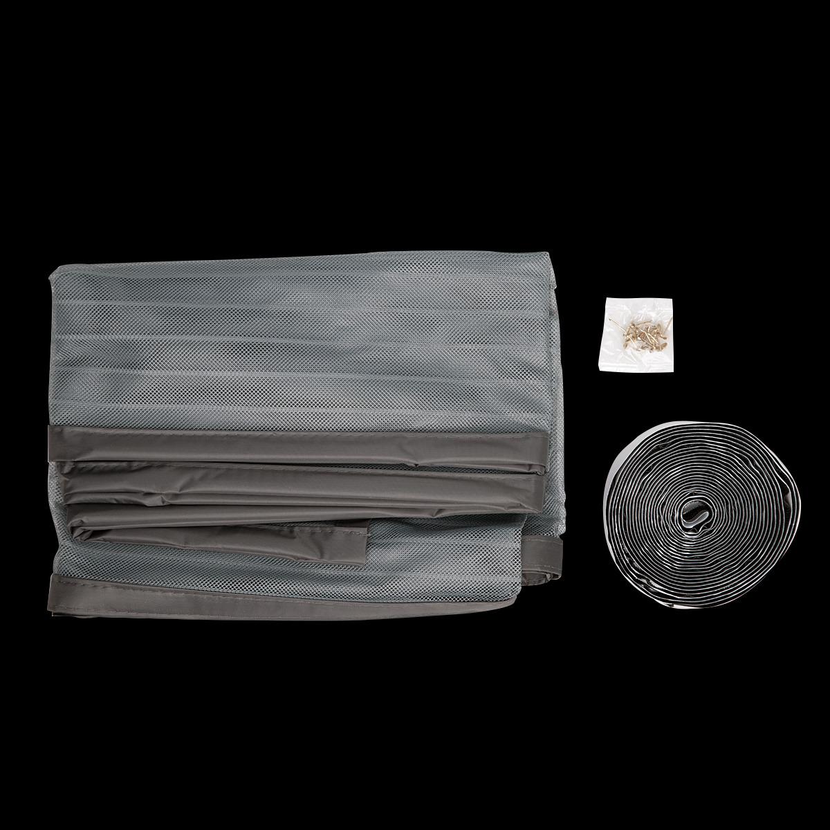 Сітка москітна на двері MVM на магнітах 820х2000 мм Титан - фото 9