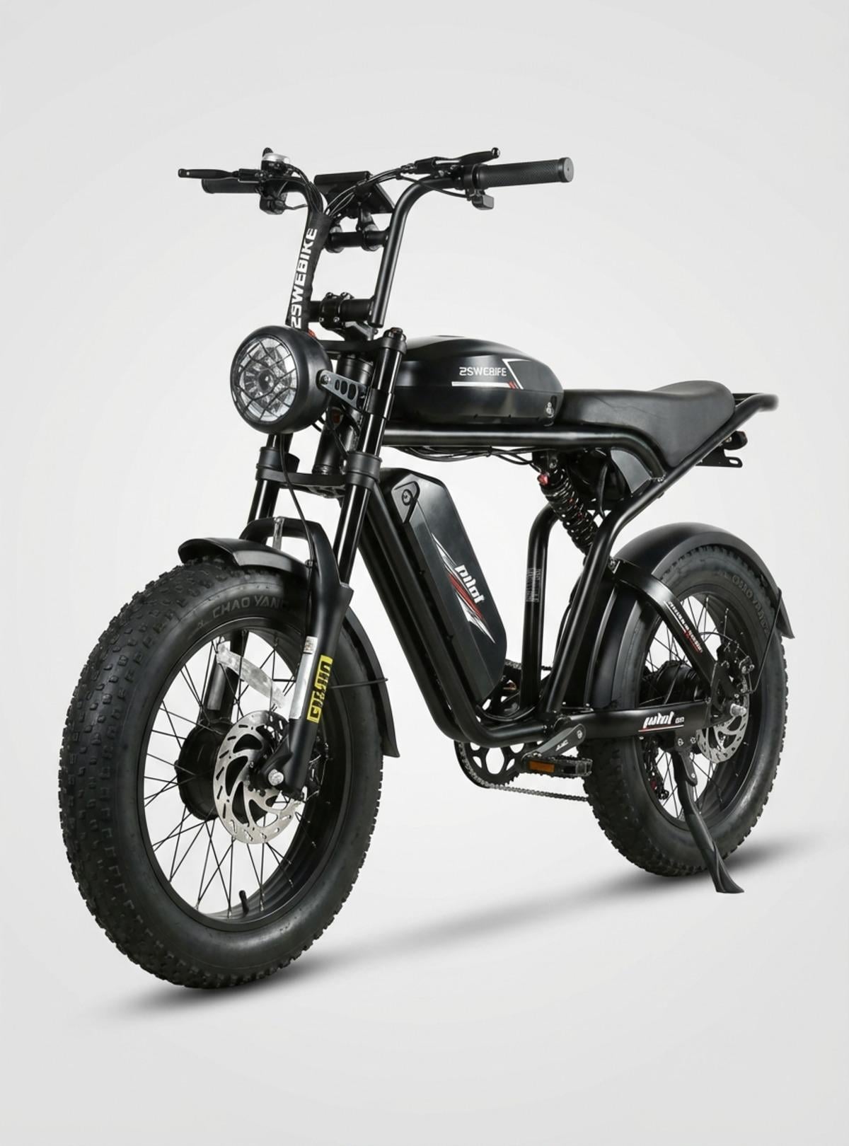 Электровелосипед фетбайк Samebike M20 1000W 18 Ah для бездорожья Черный (73887)