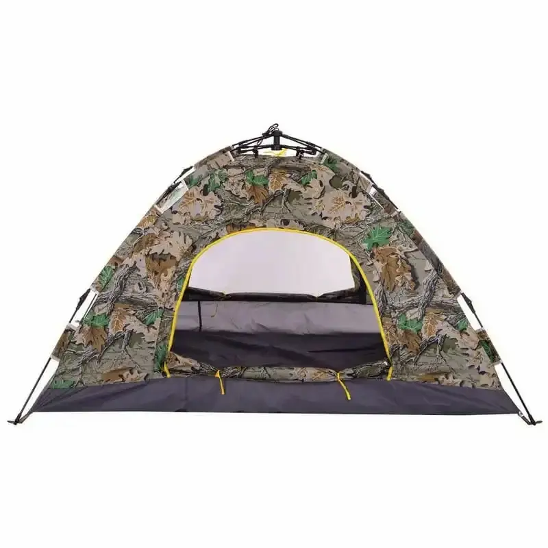 Палатка автоматическая четырехместная 2х2 м и фонарь кемпинговый (29823310)