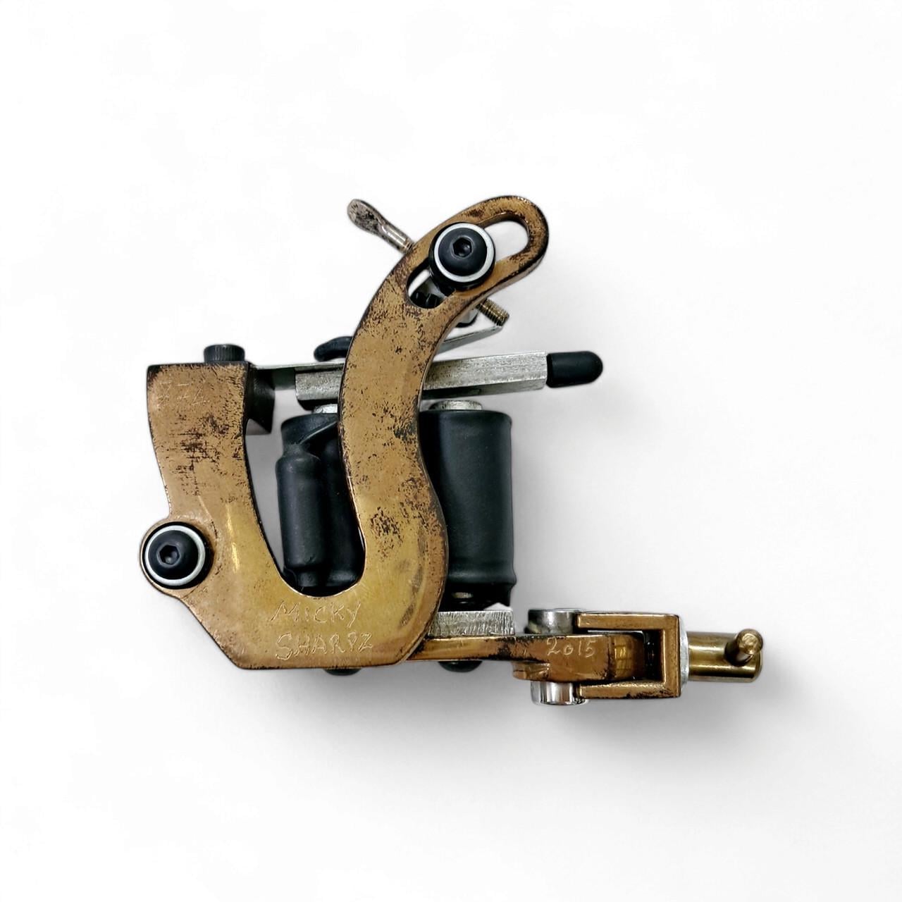 Индукционная тату машинка Micky Sharpz Bronze Contraption Tattoo Machine Liner (006MB)