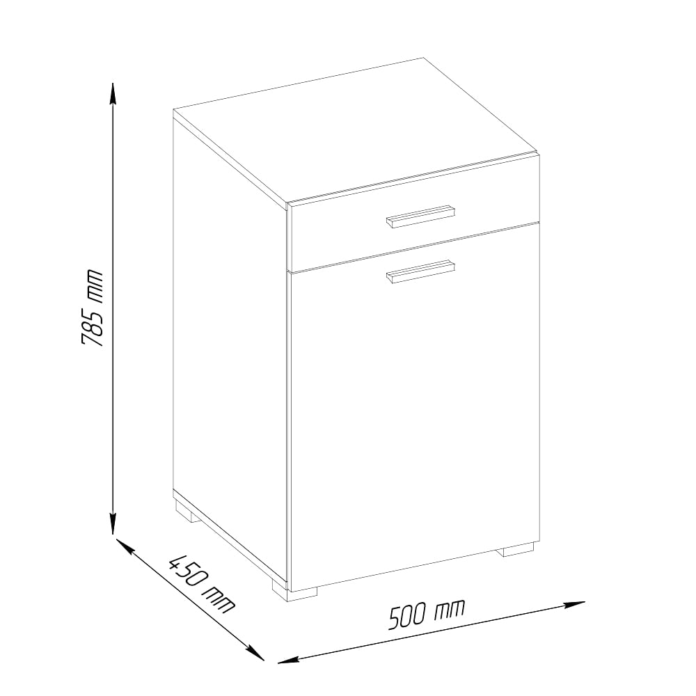 Пенал с корзиной для белья Vicco Matteo 50х79 Белый - фото 2 Пенал с корзиной для белья Vicco Matteo 50х79 Белый - фото 2