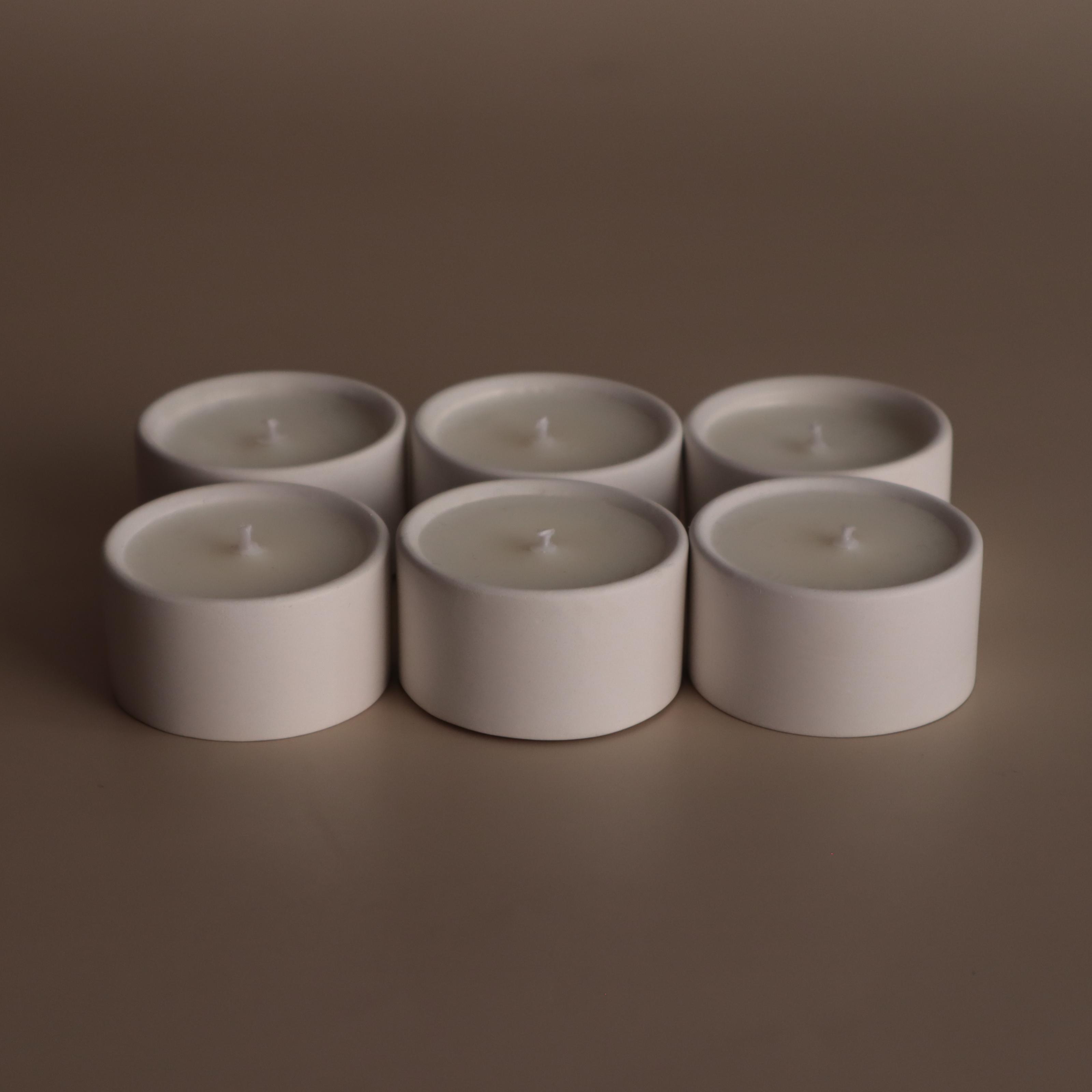 Подарунковий набір чайних аромасвічок Wax Harmony Ваніль 20 г Білий (3000164)