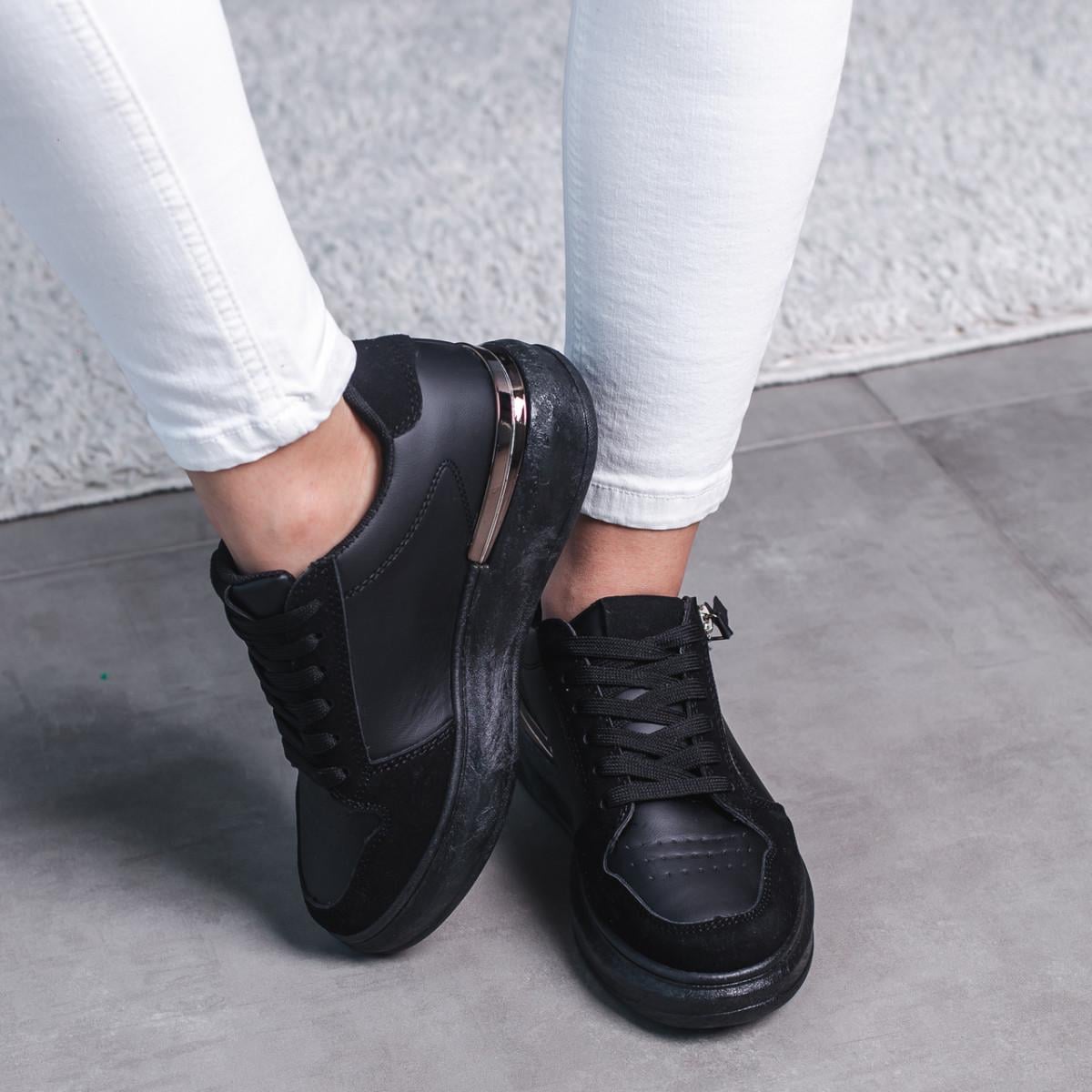 Кроссовки женские Fashion р. 39 24,5 см Черный (3509)