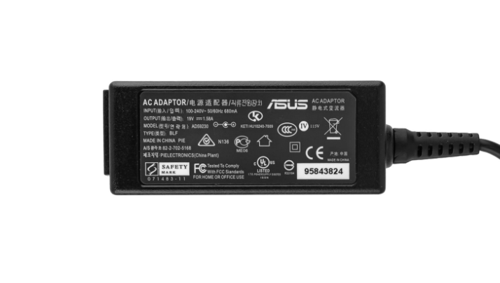 Блок питания для нетбука Asus без кабеля 19 V 1,58 A 30 W 2,3×0,7 мм (1963387280)