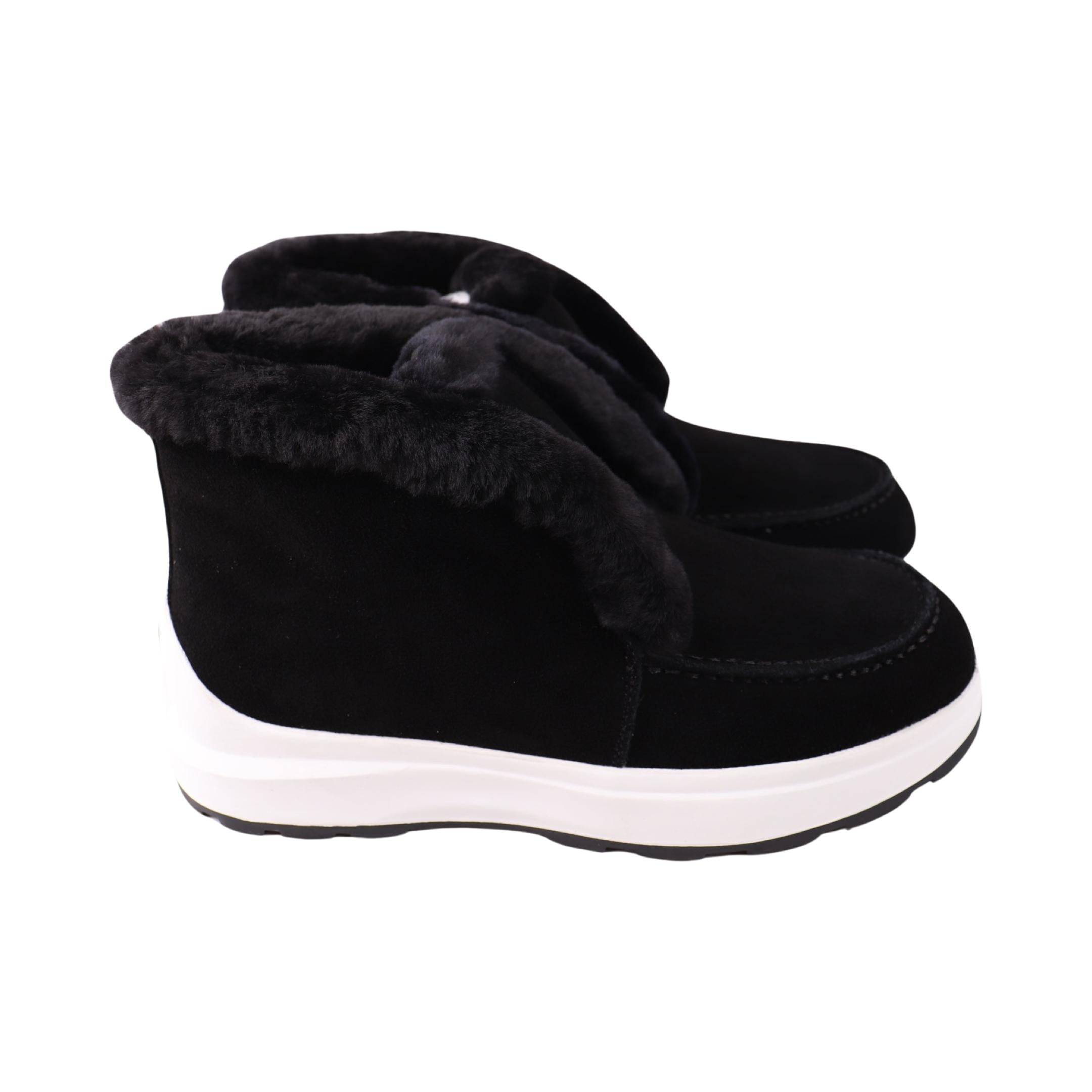 Ботинки женские Sorte Lady натуральная замша р. 36 Черный (104-24ZHC)