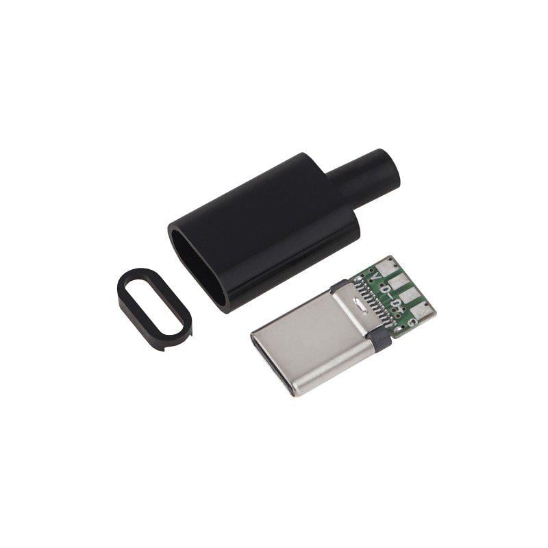Штекер USB Type-C 4pin Черный (A448024)