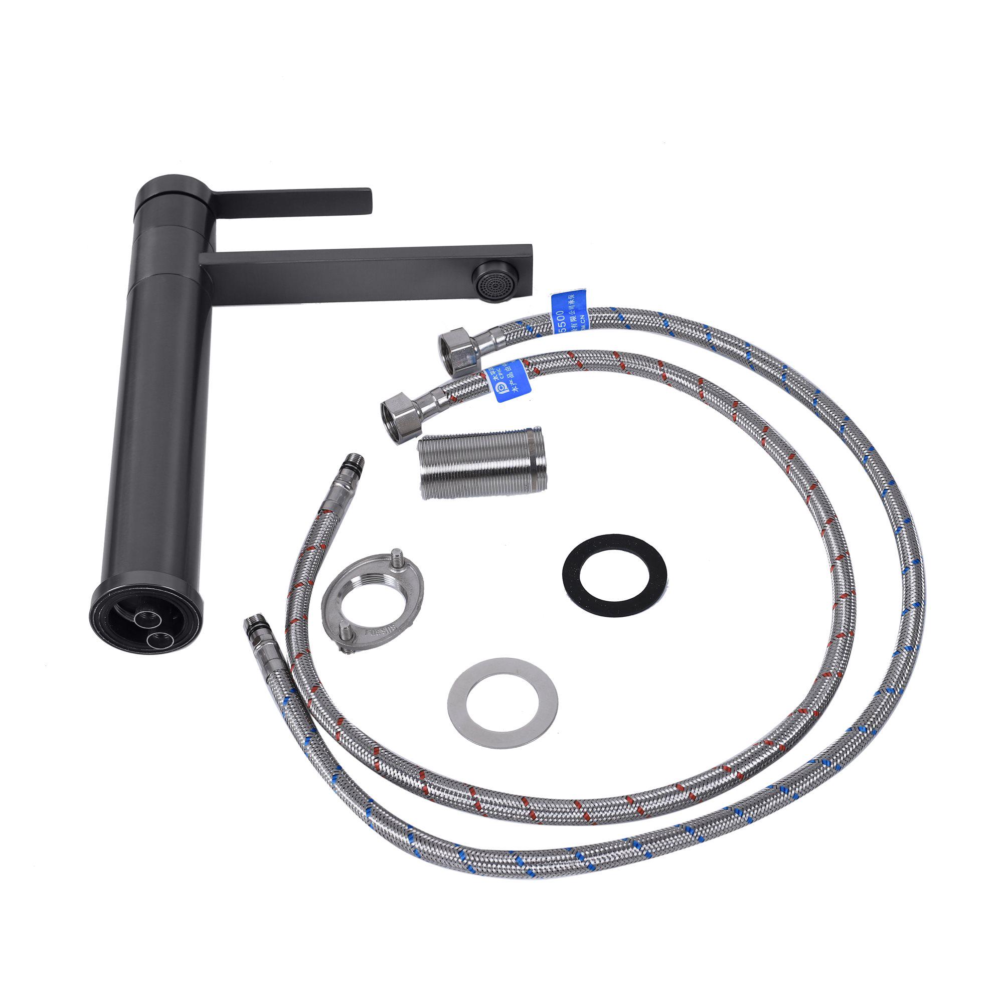 Смеситель под умывальник Platinum Handmade 419001 PVD Черный - фото 2 Смеситель под умывальник Platinum Handmade 419001 PVD Черный - фото 2