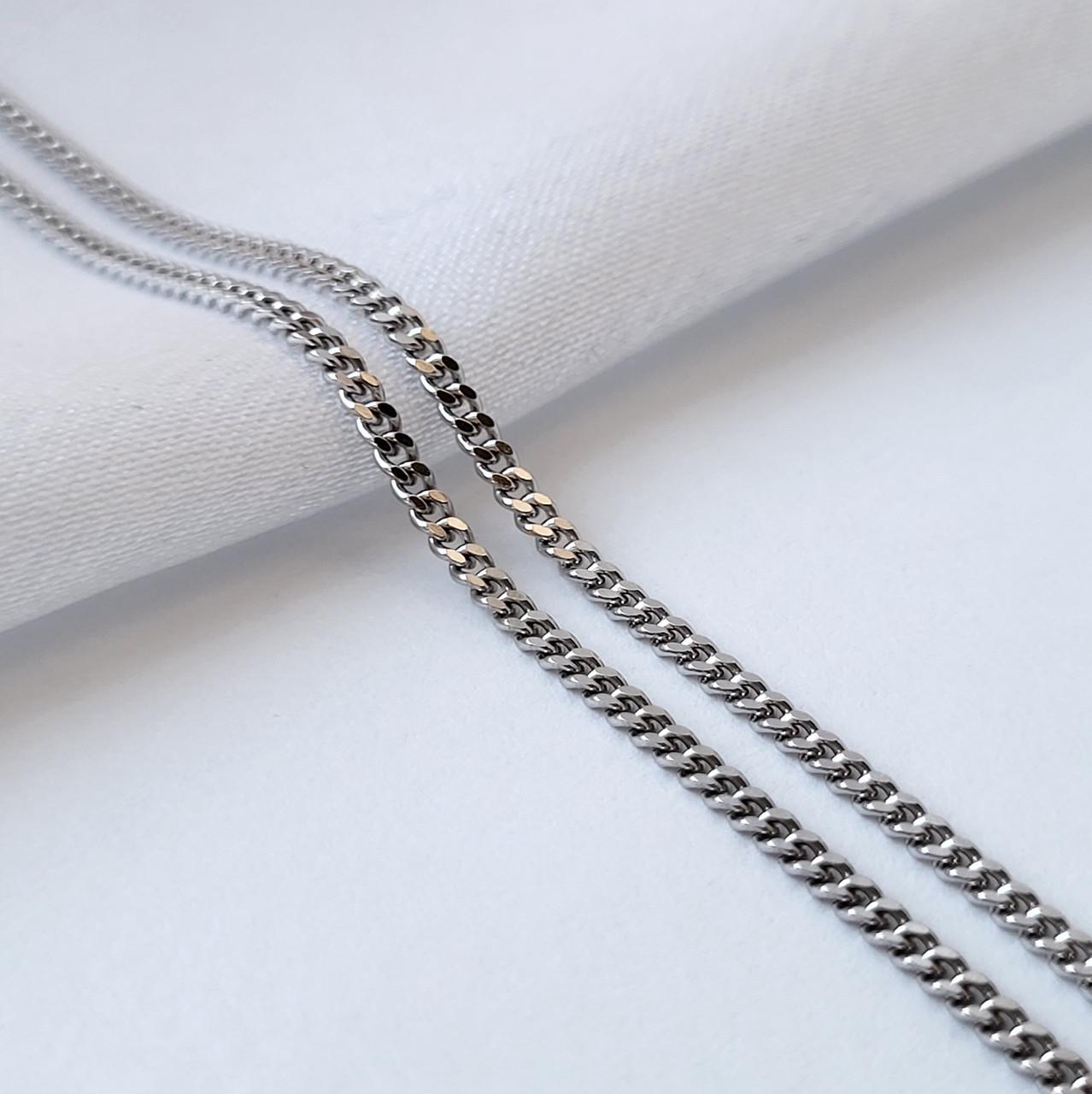 Цепочка серебряная Панцирь 60 см 925 пробы 5,60 г (804р3/60)