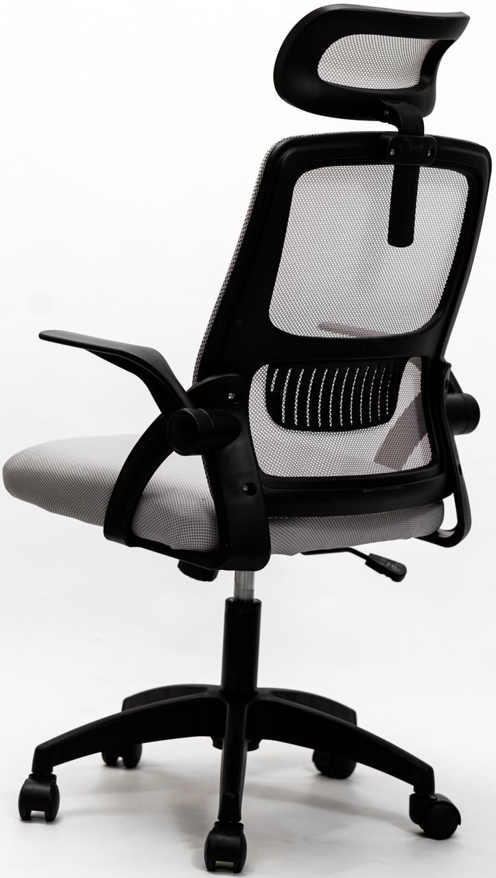 Крісло Diego ErgoFlex сітка Чорно-сірий - фото 3 Крісло Diego ErgoFlex сітка Чорно-сірий - фото 3