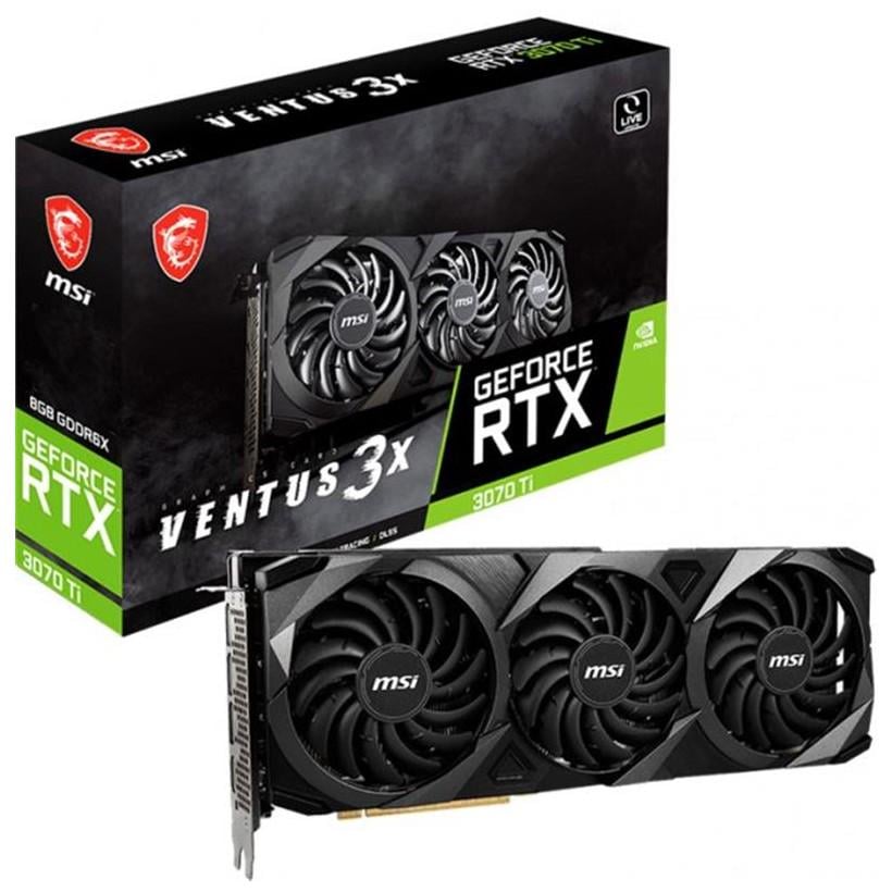 Видеокарта MSI GeForce RTX 3070 Ti 8 GB GDDR6X Ventus 3X OC (GeForce RTX 3070 Ti Ventus 3X 8G OC)