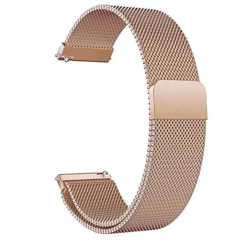 Ремешок Milanese Loop для Smart Watch 22 мм Rose Gold
