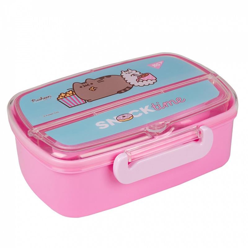 Ланчбокс з приладдям YES Pusheen 708161 750 мл 17,5х13х6 см (708161)