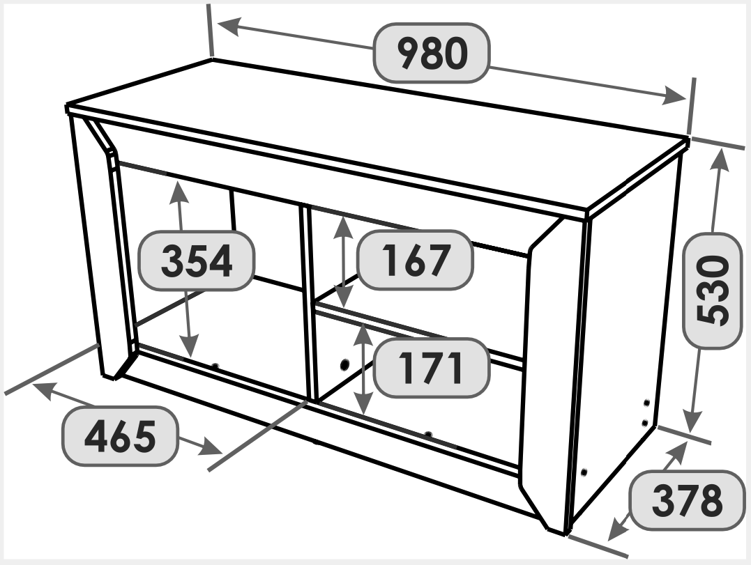 Тумба под ТВ Everest Нордик 980 980х378х530 мм Дуб крафт золотой/Графит (11173) - фото 2 Тумба под ТВ Everest Нордик 980 980х378х530 мм Дуб крафт золотой/Графит (11173) - фото 2