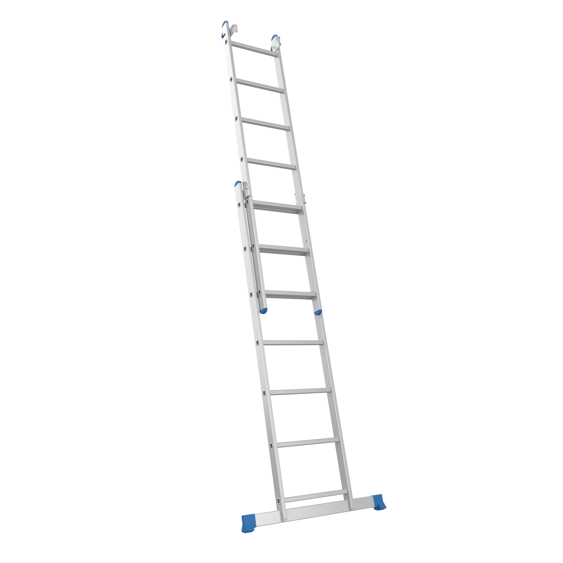 Лестница-стремянка Меткас алюминиевая универсальная трехсекционная 3х7 3,93 м (1899229796) - фото 4 Лестница-стремянка Меткас алюминиевая универсальная трехсекционная 3х7 3,93 м (1899229796) - фото 4