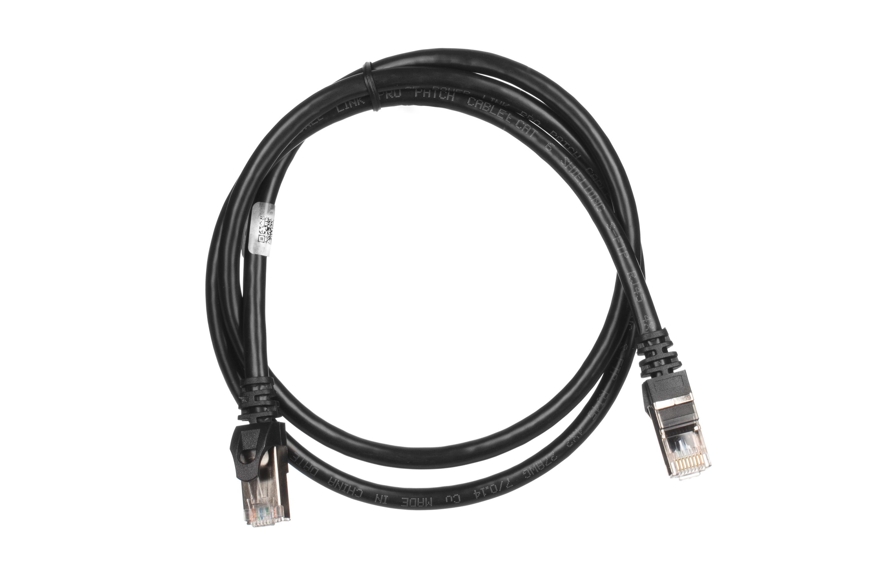 Патч-корд 2E Cat 6 27AWG с двойным экранированием S-FTP 1 м Черный (2E-PC6SFTPCOP-100BK)