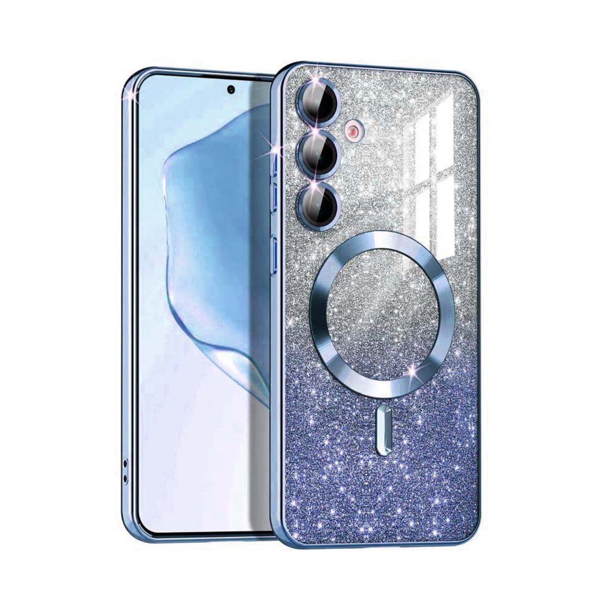 Противоударный чехол Cosmic CD Shiny Magnetic для Samsung Galaxy S24 темно-синий