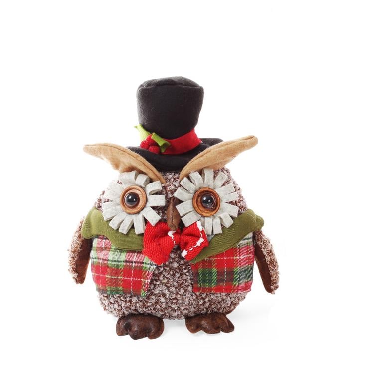 Мягкая игрушка новогодняя BonaDi Сова (842-100)