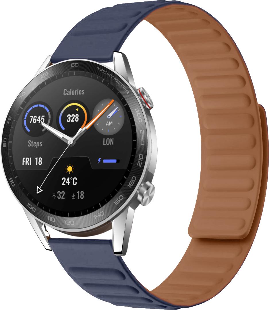 Ремешок Magneter для Honor Magic Watch 2 46 мм Dark Blue (26645-5D)