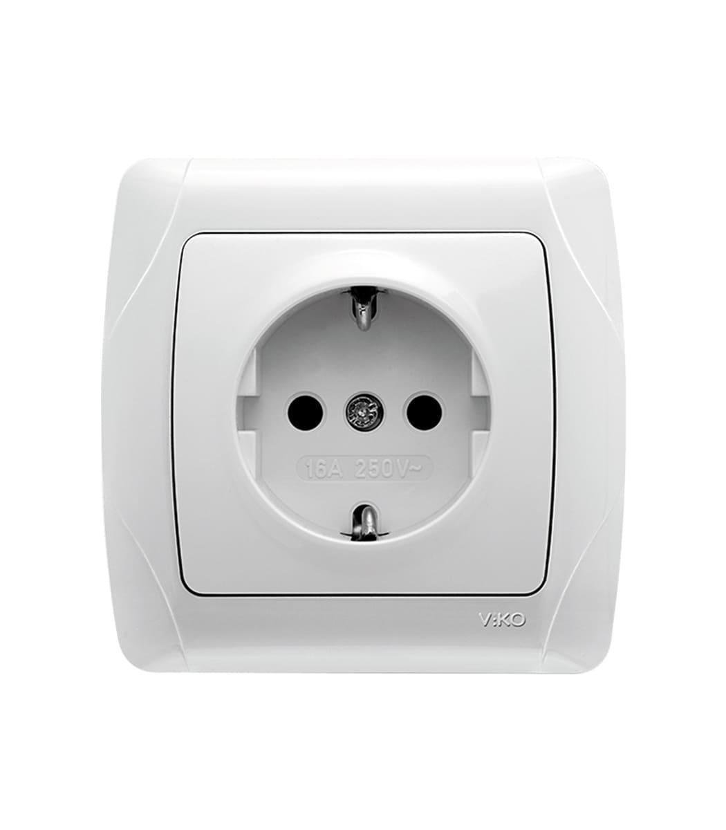Розетка внутренняя VIKO Carmen с заземлением