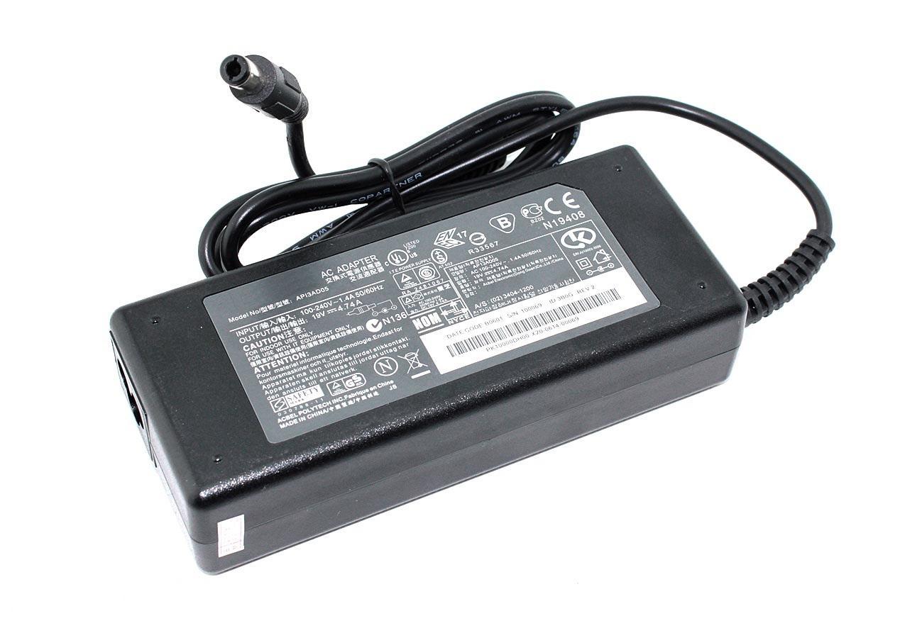 Блок питания для ноутбука Toshiba 90W 19V 4.74A 6.5x3.0 мм API3AD05 HC