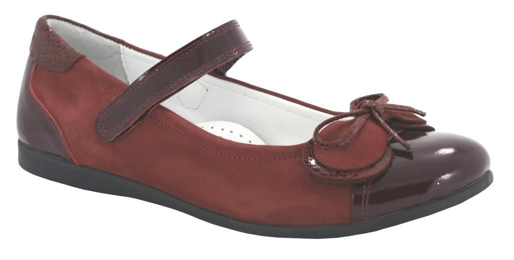 Туфли Topitop для девочек 1362-1 нубук/лак р.