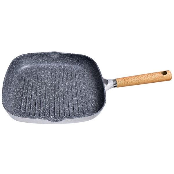 Сковорода-гриль без кришки Fissman Shadow Borneo 28 см (AL-5069.28)