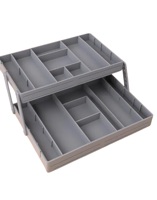Органайзер для ящиков раскладной 2-х ярусный (315) Органайзер для ящиков раскладной 2-х ярусный (315)