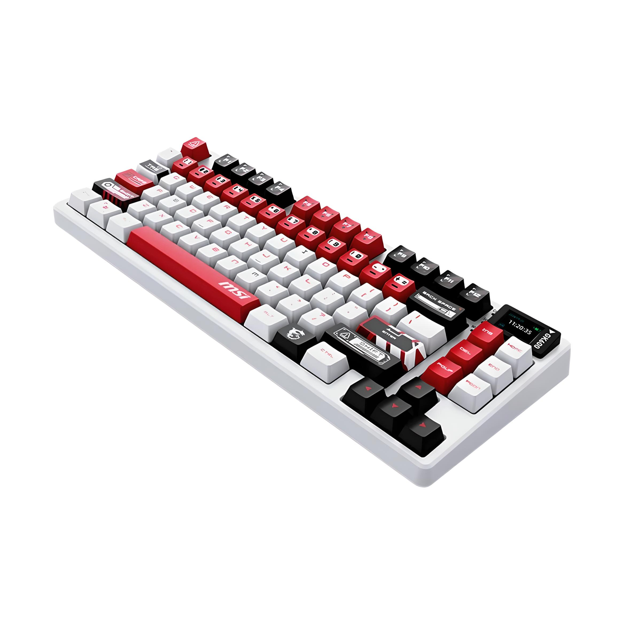 Клавиатура MSI Forge GK600 W Formula Linear Switch Белый (2457557138) - фото 2