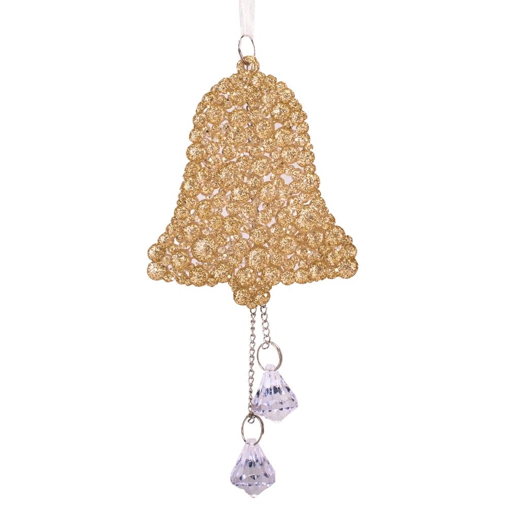 Игрушка на елку Elisey Золотые колокольчики 9,5 см (NH-106-K-27)