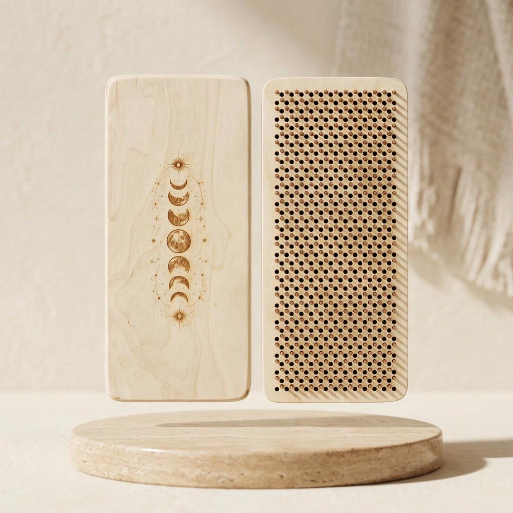 Дошка Садху Фази місяця для початківців та практиків Береза (TY-012-2)